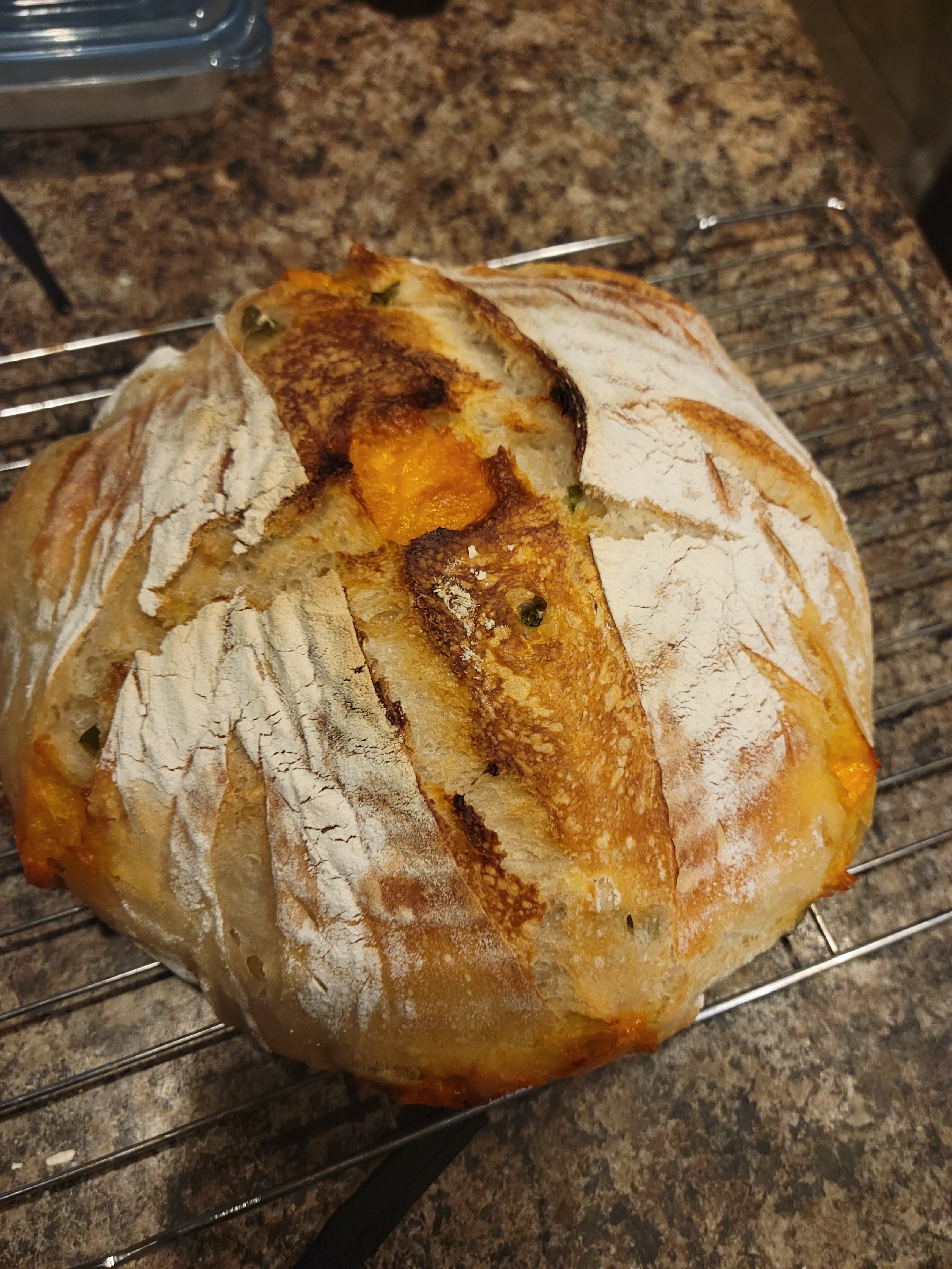 Jalapeno Cheddar Sourdough