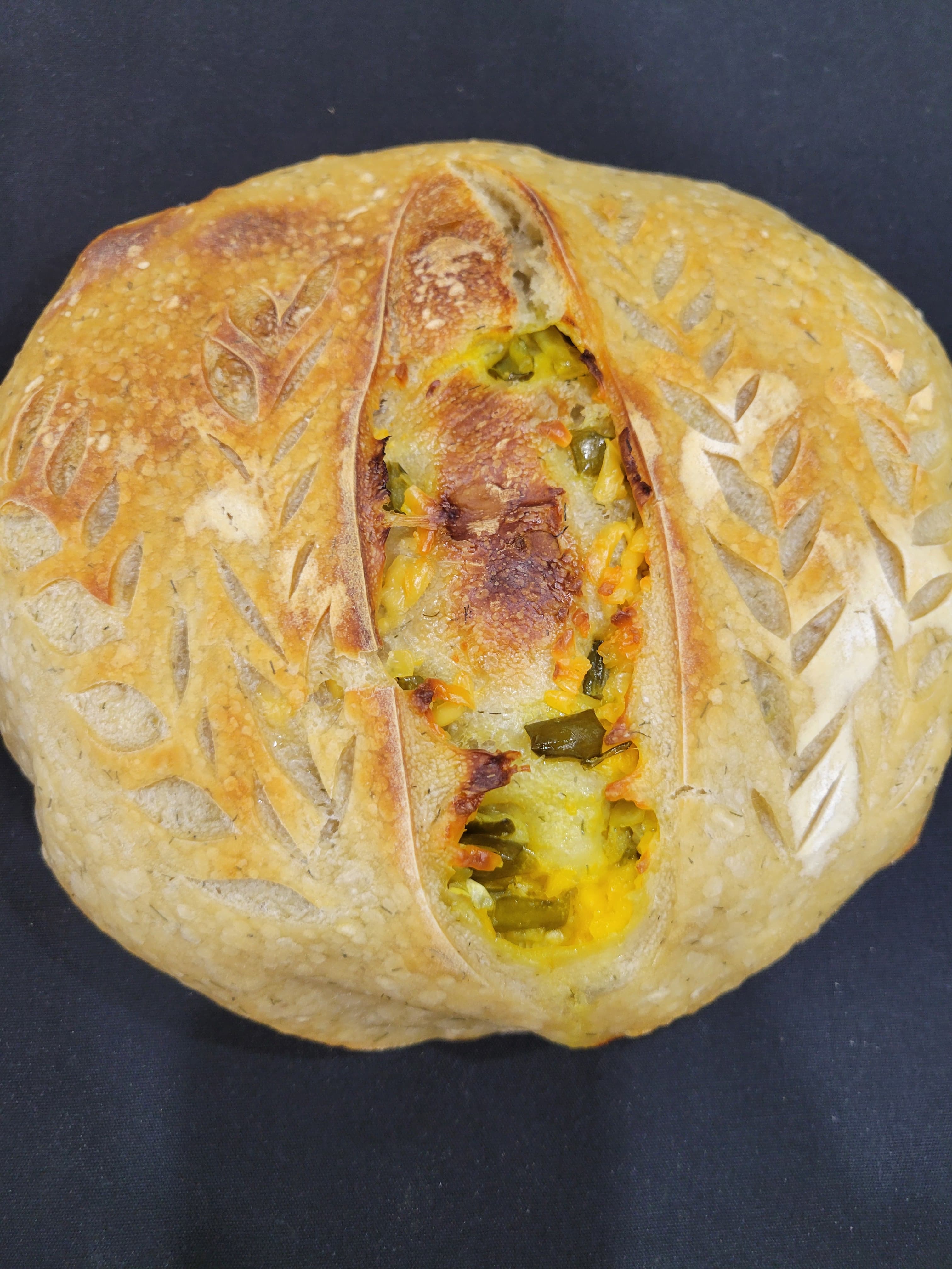 Hatch Green Chili Cheddar Sourdough