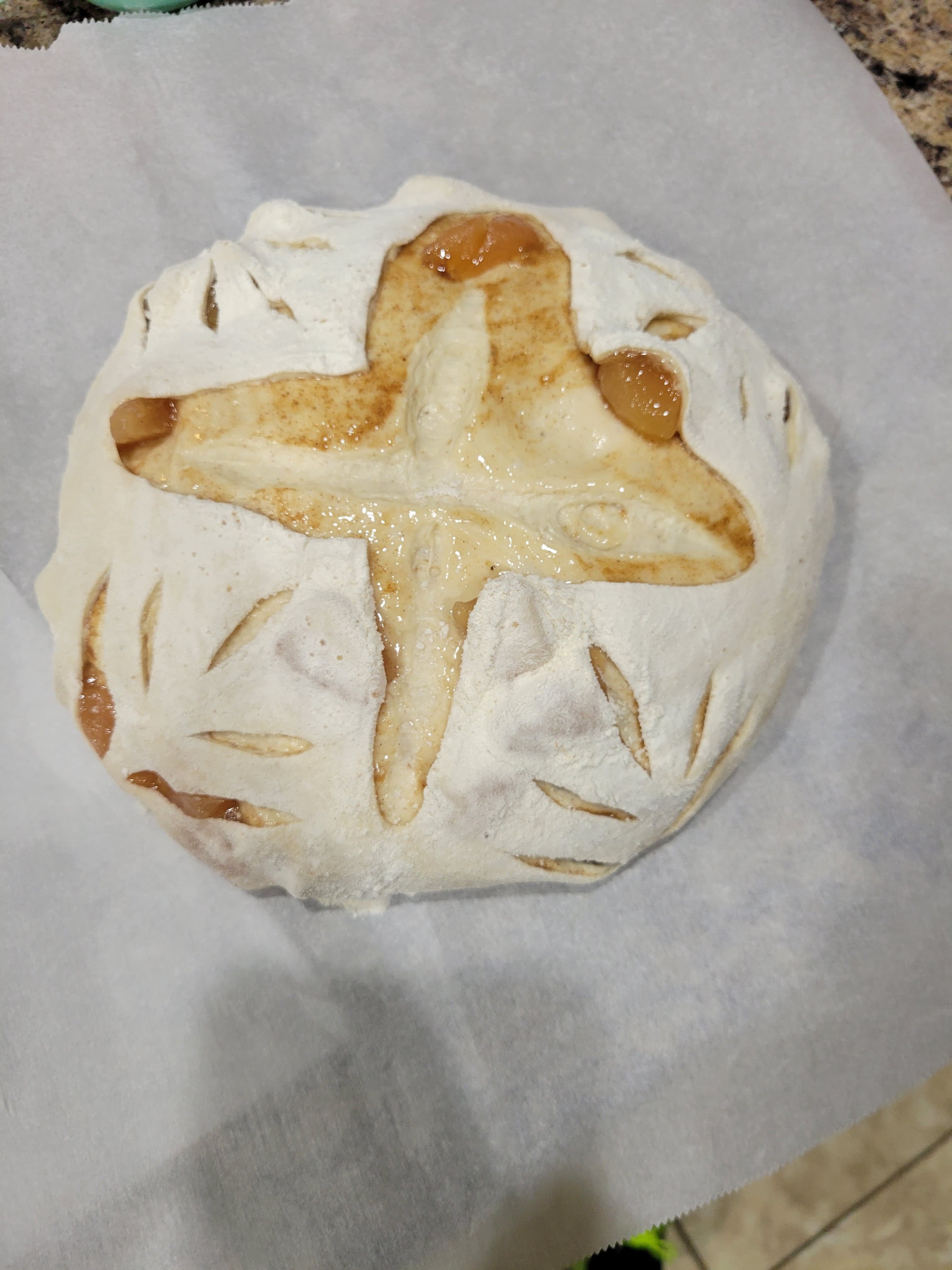 Peach Cobbler Sourdough