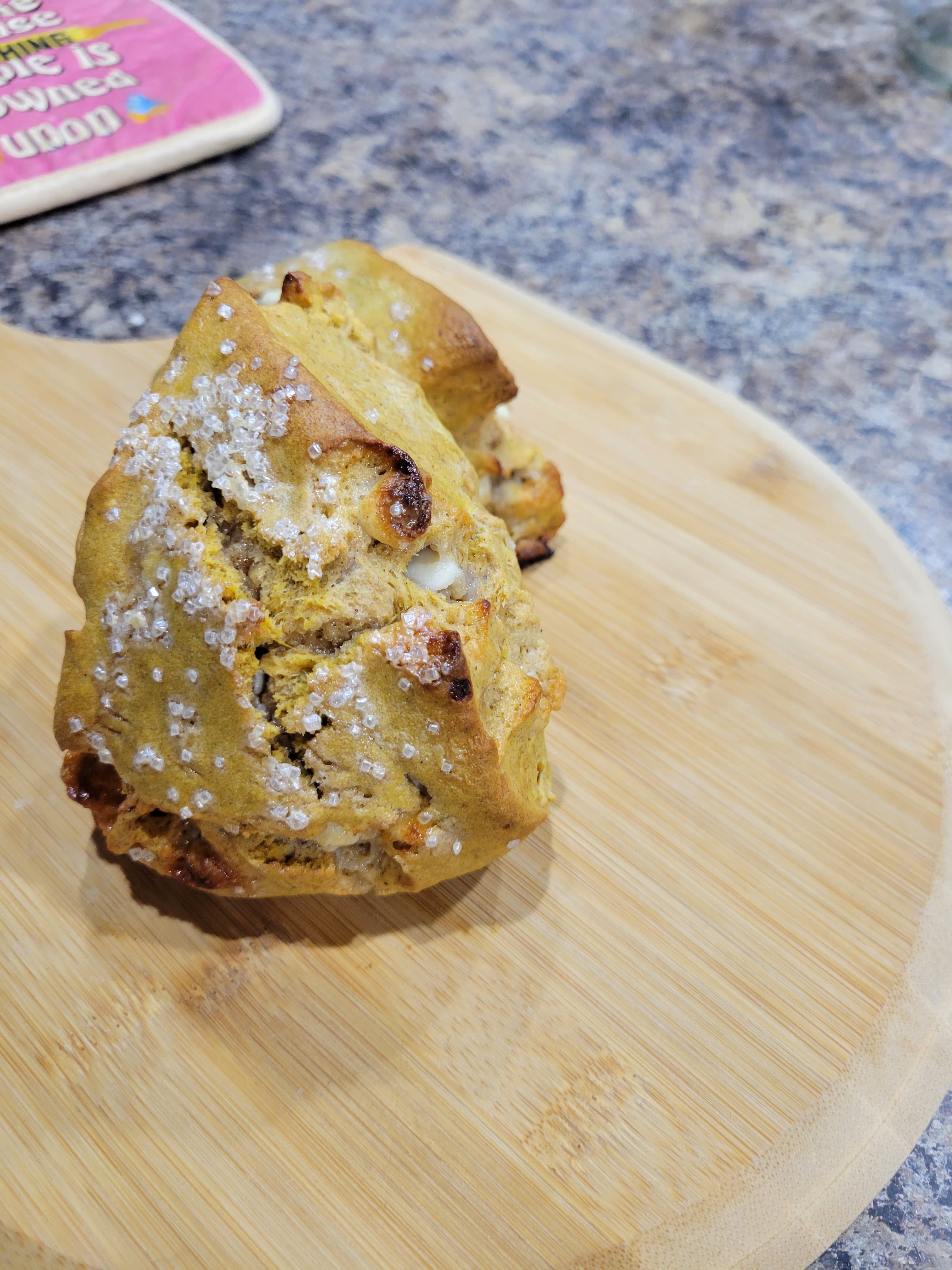 Pumpkin Cheesecake Scones